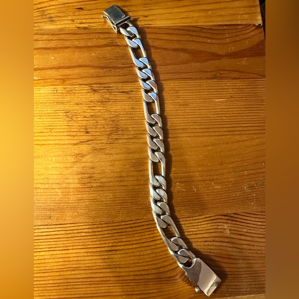 Silver Bracelet Heavy Fígaro - Picture 3 of 6